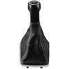 Oniissy Pomello del cambio a 5 marce per Astra III H .6 2004-2010 con rivestimento in pelle, struttura in pelle PU e ABS, foro inserto da 12 mm, compatibile con i modelli