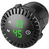 OSNIYAW Orologio da Auto, cruscotto Automatico, Orologio Digitale a LED, per, ATV, per da Cross, Scooter, Accessori per cruscotto, 12 V / 2, Digitale per Bagno