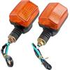 ZDSMYXGS Indicatore 2 Indicatori Di Direzione Anteriori E Posteriori Per Moto Per H&onda Per CB 250 350 400 500 650 900 Shadow 750 Indicatori Di Direzione