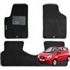 W-Parts SERIE 4 TAPPETI - TAPPETINI IN MOQUETTE NERI PER PICANTO I dal 2004 al 2011