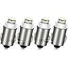 Ruiandsion Lampadine BA7S COB Bianco Freddo 24V Multipack 4 Unità, Illuminazione Alta Visibilità Strumentazione Veicoli Pesanti e Rimorchi