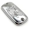 Yecnecty Coperchio serbatoio cilindro freno principale moto cromato Free Spirit Eagle Head Ornament per Honda Shadow 400 700 Magna 250 750 Steed 400 600 Valkyrie Goldwing