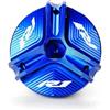 Lyymx Copri tappo tappo olio motore CNC for moto compatibile con YZF R1 R3 R6 R7 R1M R6S YZFR1 YZFR3 YZFR6 YZFR6S YZFR7(R1 Blue)