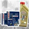 Cormar KIT TAGLIANDO COMPLETO FILTRI + OLIO CASTROL 5W30 COMPATIBILE CON AUDI A1 1.0 1.2 1.4 TSI