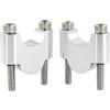 ZXYIWSDF Riser per Manubrio per Moto Compatibile Con Triumph Per Street Per Triple S 2017-2021 Per Street Per Triple RS 2016-2021 Riser Per Manubrio Da 28 Mm 1 1/8 Riser Di Montaggio(Silver Riser 30mm)