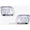 Johns Fari alogeni anteriori principali per VW Polo 6N dal 99 - 01 Set H7 H1 LR