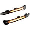 Car Passion Indicatore di direzione Freccia Specchietto laterale LED Compatibile con Volkswagen Golf 7 e Touran Luce Dinamico Progressivo Fumè Nero Side Marker Dynamic
