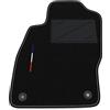 Somer Car Tappetino Auto SOLO LATO GUIDA 1pz compatibile con Opel Corsa E 2014-2019 | 1 tappeto su misura in moquette, bandiera francia