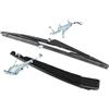 NMBYUXI Braccio e spazzola tergicristallo posteriore per Mercedes Benz C180 C200 C220 C230 C280 C320 C350 W204 2014-2011, gruppo tergicristallo posteriore in gomma ABS