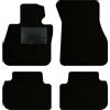 QUEMAR Tappetini Auto compatibili con MINI Countryman F60 2017-2024 anche Hybrid/Kit Tappeti Moquette e Gomma su Misura (Set 2 Ant.+2 Post.)/Ricami e Colori Personalizzati (Bordo Nero, 0 Ricami)