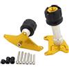 WQSM Paraurti di Scarico Moto Crash Protector per Honda Grom MSX125 MSX 125 Engine Crash Pads Paratelaio Protector (Color : Yellow)