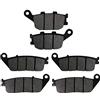 AHL 3 paia Anteriore e Posteriore Pastiglie Freno Compatibile con Honda CB600 F Hornet 600 2000-2012 CBF 600 2004-2005 CBR 600 F 1995-1998 CBF 1000 Non ABS 2006-2010