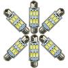 Njytouch 6 x 38 mm 6SMD 5630 211 blu siluro mappa interni lampadine LED Canbus con 7 tipi di colore