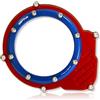SEPTAR CARTER ACCENSIONE TRASPARENTE CNC AM6 50cc. per BETA-FANTIC-VENT-HM-YAMAHA | SEPTAR (ROSSO-BLU)