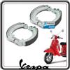 Piaggio KIT GANASCE CEPPI FRENO FRENI ANTERIORI E POSTERIORI COMPLETO PER PIAGGIO VESPA PX 125-150 - VESPA PX 200 - VESPA PX TUTTI I MODELLI SENZA FRENO A DISCO ORIGINALE PIAGGIO.