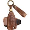 ATFIGII Custodia Chiave compatibile con Ford Focus Mk3 Transit CMax Tourneo Custom Nugget Fiesta Mk8 Guscio per la chiave B Marrone