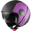 Bogotto V595 Sierra Casco Jet, nero/porpora, L