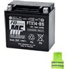 CLICK & GO COMPATIBILE CON BMW R NINE T SCRAMBLER 1200 per anno dal 2017 al 2022 BATTERIA YTX14-BS FURUKAWA FTX14-BS FORNITA GIÀ PRONTA CARICA BATTERIE ATTIVE 12 AH AMPERE 12 VOLT 150X87X145 MM
