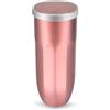 Swtgaah Portabevande auto Aromaterapia Pattumiera Mini pattumiera auto con coperchio a ribalta Portabevande portatile Pattumiera Adatta per auto, camera da letto, ufficio (Rosa (Senza profumo))