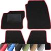 moto-MOLTICO Tappetini Auto Set di Tappeti in Moquette su Misura per Ford Sierra 1982-1994 (Filo Rosso)