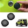 GQDGCU Copertura magnetica per auto porta chiave foro decorazione per Suzuki Jimny JB64 JB74 2019 2020 2021 2022 2023 2024, serratura della porta trim copertura accessori auto (nero)