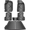 ELMASLINE 3D Tappetini Gomma e Vasca Baule per Dacia Duster 2a generazione 2021-7/2024 | 4x2 | Tappetini Auto | Vasca per il bagagliaio | Accessori auto