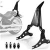 PSLER Schienale Passeggero Sissy Bar per Cruiser FLFBS Fat Boy 2018-2022 e per Cruiser Breakout 2013-2022, PSLER Cuscino Imbottito per Schienale Staccabile da 22 Pollici per Moto Regolabile Pieghevole