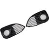Artudatech Griglia paraurti Anteriore 2PCS Fog Light Cover Grille Fit for BMW 1 Series F20 F21 LCI M-Sport 2015-2019 (No Logo)