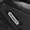 labelbike - Adesivi 3D Moto Tappi Specchietti Carene Protezione e Decorazione in Resina compatibile con YAMAHA Tmax 2022-2024 Colore Argento