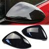 Yoegerery Calotta Specchio Retrovisore a Sinistra Destra Coperchi a specchio laterale per VW Golf MK7 7.5 GTI 7 Golf 7 R (Nero Brillante-B)