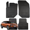 W-Parts TAPPETI - TAPPETINI IN GOMMA 3D TPE NERI PER CITROEN C4 III dal 2020 in poi