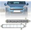Nslumo Led DRL Luce di marcia diurna per Citroë.n Berlingo Per Peugeot Partner Per O.pel Zafira Life I Vivaro mk3 Xenon Bianco LED Fendinebbia Luce di guida DLR Lampada da città 2 pezzi