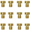 Cujjsrwp Carburatori 12 Pezzi/set Da #40 A #205 M5*0.8 Ugello Iniettore Getto Principale Carburatore Per Keihin 99101-393 CVK PE PZ PWK Carburatore Moto(95-122)