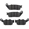 HEATE Moto per Honda NC 750 X ABS DCT 2014 2015 2016 2017 2018 2019 2020 2021 Anteriore Posteriore Pastiglie Freno (Color : Front And Rear)