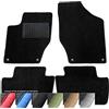 moto-MOLTICO Tappetini Auto Set di Tappeti in Moquette su Misura per Mitsubishi Pajero 2001-2007 (Filo Nero)