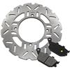 Konerstone Arashi Kit di dischi freno e pastiglie posteriori per Kawa.saki Z750 2007-2011 ABS / Z1000 2007-2009 ABS Accessori di ricambio