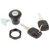 Kuuleyn Kit Blocco Baule Posteriore, Accessori Baule portaoggetti per Moto, Montaggio Scooter Blocco Coda in Plastica di Alluminio Universale per Baule portaoggetti per Moto (B short hook)