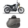 WinNet Borse Laterali da Moto compatibili con Royal Enfield BEAR 650 coppia 2 valigie in Pelle rigida Bisaccia Custom da usare SENZA TELAIETTI