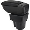 ZENVI Compatible with KIA Rio Braccioli 5 2012-2017 | Può essere come supporto gomiti,Braccioli,Console Centrale Organizer Immagazzinaggio Scatola,Doppio Spazio