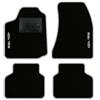 QUEMAR Tappetini Auto per Alfa Romeo 159, Bordo Perla, 2 Ricami | 2005-2011 / Kit Tappeti Moquette e Gomma su Misura / Set 2 Anteriori + 2 Posteriori / Ricami e Colori Personalizzati
