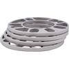 Janmobrian Distanziali Ruote Auto universale in lega di alluminio 4pcs 3mm 5mm 8mm 10mm ruota ruota spaziatori spessori set accessori for auto esterno(8mm)