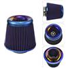 XhuangTech Filtro di aspirazione dell'aria per auto, 76 mm, universale, ad alte prestazioni, con filtro a induzione per auto, moto, barca (viola)