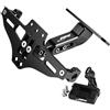 HUIWOR Staffa per Targa Moto Portatarga Per BMW S1000RR S 1000 RR S1000 RR 2010-2023 Supporto Per Portatarga Posteriore Kit Di Eliminazione Parafango(Nero)