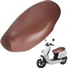 Fmzrbnih Coprisedili Elastici A Schermo Solare Impermeabile - Protezione Per Sedile Moto, Coperchio Del Sedile Moto | Coperchio Del Cuscino Sicuro Antiscivolo Per Moto Elettriche (Marrone) (X