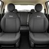 Union Textile UNION Coprisedili anteriori e posteriori realizzati su misura specifici per FIAT 500 X. Perfettamente aderente resistente lavabile. Made in Italy (Antracite)