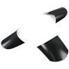 uvcany MINI R50 R52 R53 Decorazione Volante dell', Calotte dei comandi al volante per Mini One/S/JCW Serie R R50 R52 R53 2002-2006(Senza pulsanti multifunzione, Motivo carbonio)