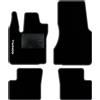QUEMAR Tappetini Auto per Renault Twingo III, Bordo Antracite, 1 Ricamo | 2014-2024 / anche Elettrica / Kit Tappeti Moquette e Gomma su Misura / Set 2 Anteriori + 2 Post. / Ricami e Colori Personal.