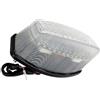 LOTFI Misura for Ducati Monster 400 600 620 695 750 800 900 1000 S2R S4R 1994-2007 Fanale posteriore Freno Indicatori di direzione LED Luce (Size : Clear Lens)