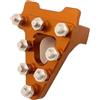 Ouyniei Poggiapiedi Per Moto Accessori Per Moto, Poggiapiedi Freno Posteriori, Pedali Antiscivolo, Kit Pedane Per Pit Bike, Per CRF50 CRF 50 XR50(Orange)