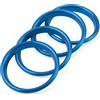 KUNIO 4 anelli di ventilazione auto aria condizionata anello decorativo adatto per Audi A3 S3 Q2L ugelli di ventilazione auto uscita aria adesivo interno lega di alluminio accessori anello esterno blu